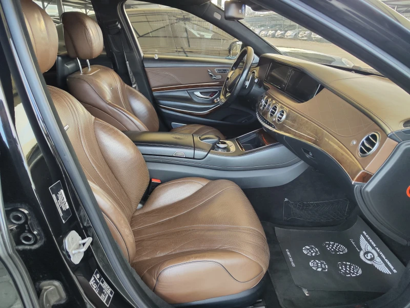 Mercedes-Benz S 63 AMG 4MAT* PANORAMA* PODGREV* OBDUH* 360CAM* LINEAS* LI, снимка 10 - Автомобили и джипове - 52643006