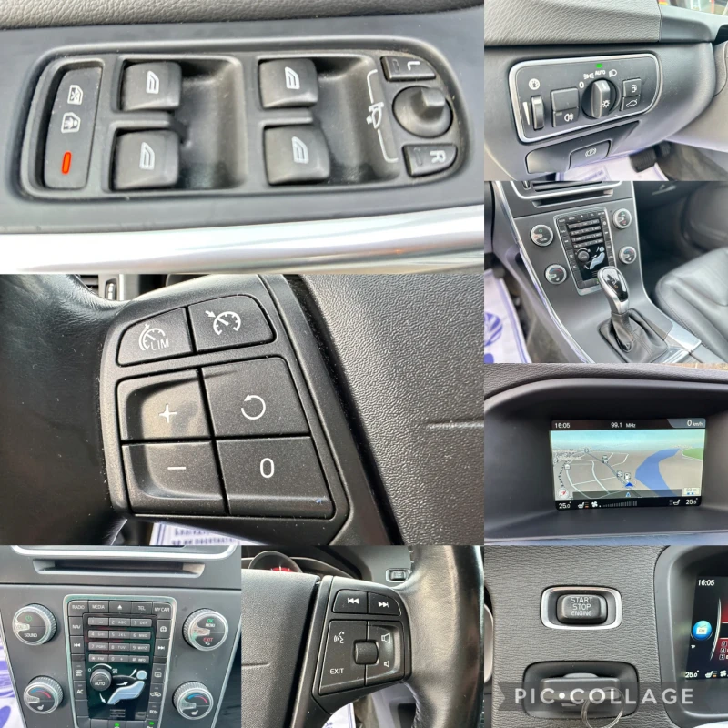 Volvo V60 2.0d Avtomatik* Navigacia* Ksenon* Koja, снимка 16 - Автомобили и джипове - 52631841