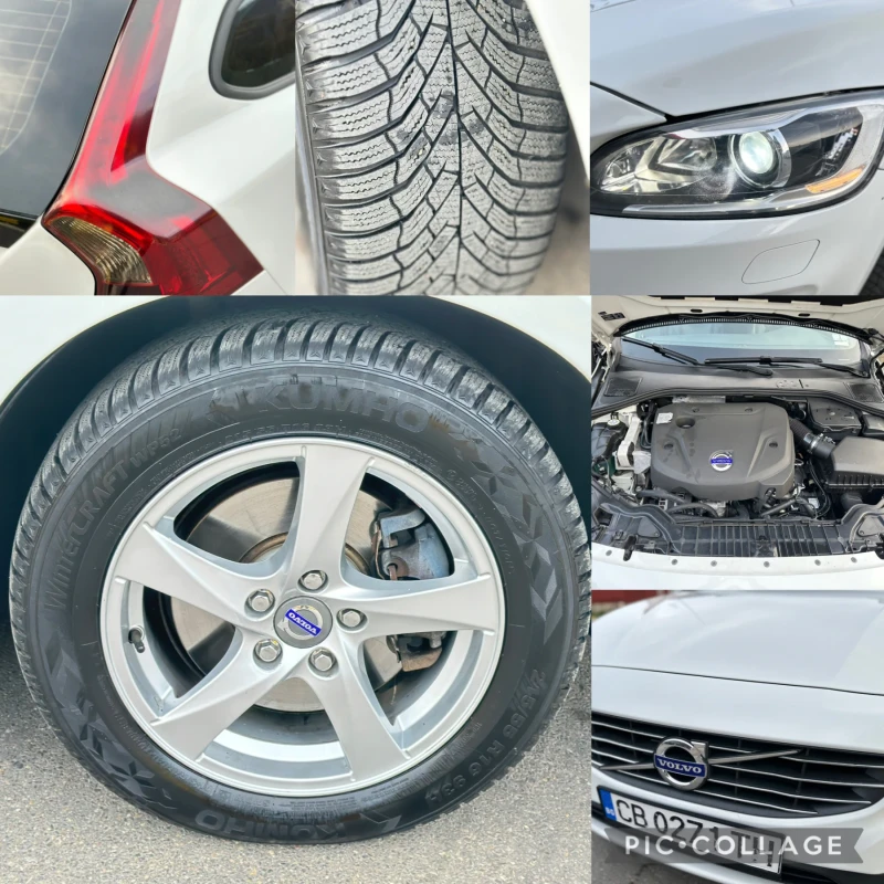 Volvo V60 2.0d Avtomatik* Navigacia* Ksenon* Koja, снимка 17 - Автомобили и джипове - 52631841