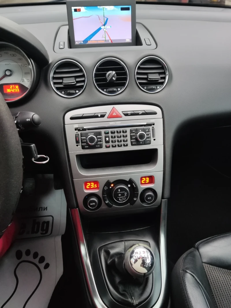 Peugeot 308 2.0HDI Feline, снимка 10 - Автомобили и джипове - 52660354