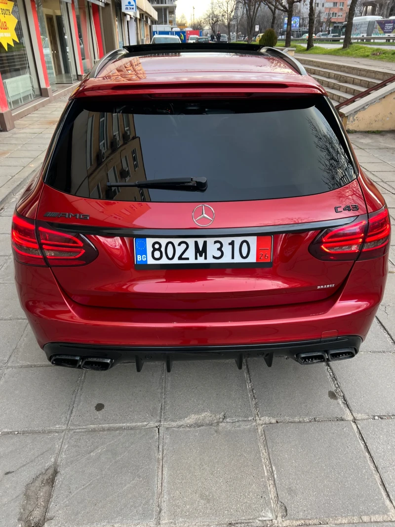 Mercedes-Benz C 43 AMG Designo Distronic+ Panorama+ Burmester+ 360, снимка 10 - Автомобили и джипове - 53013247