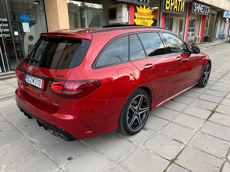 Mercedes-Benz C 43 AMG Designo Distronic+ Panorama+ Burmester+ 360, снимка 7 - Автомобили и джипове - 53013247