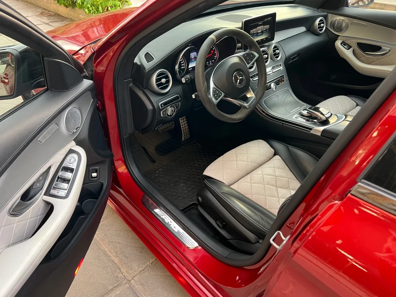 Mercedes-Benz C 43 AMG Designo Distronic+ Panorama+ Burmester+ 360, снимка 13 - Автомобили и джипове - 53013247