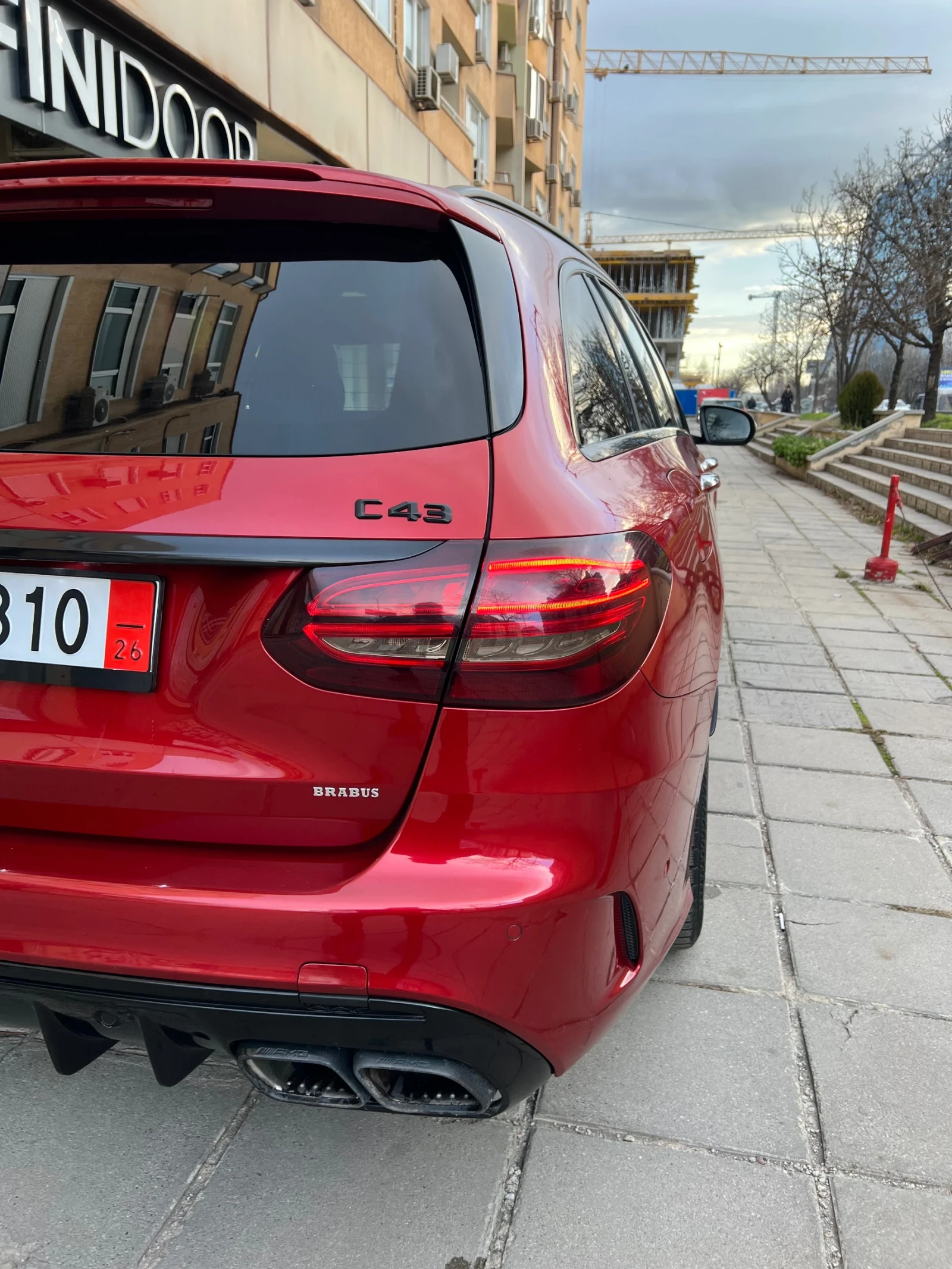 Mercedes-Benz C 43 AMG Designo Distronic+ Panorama+ Burmester+ 360 | Mobile.bg � ����������� 9