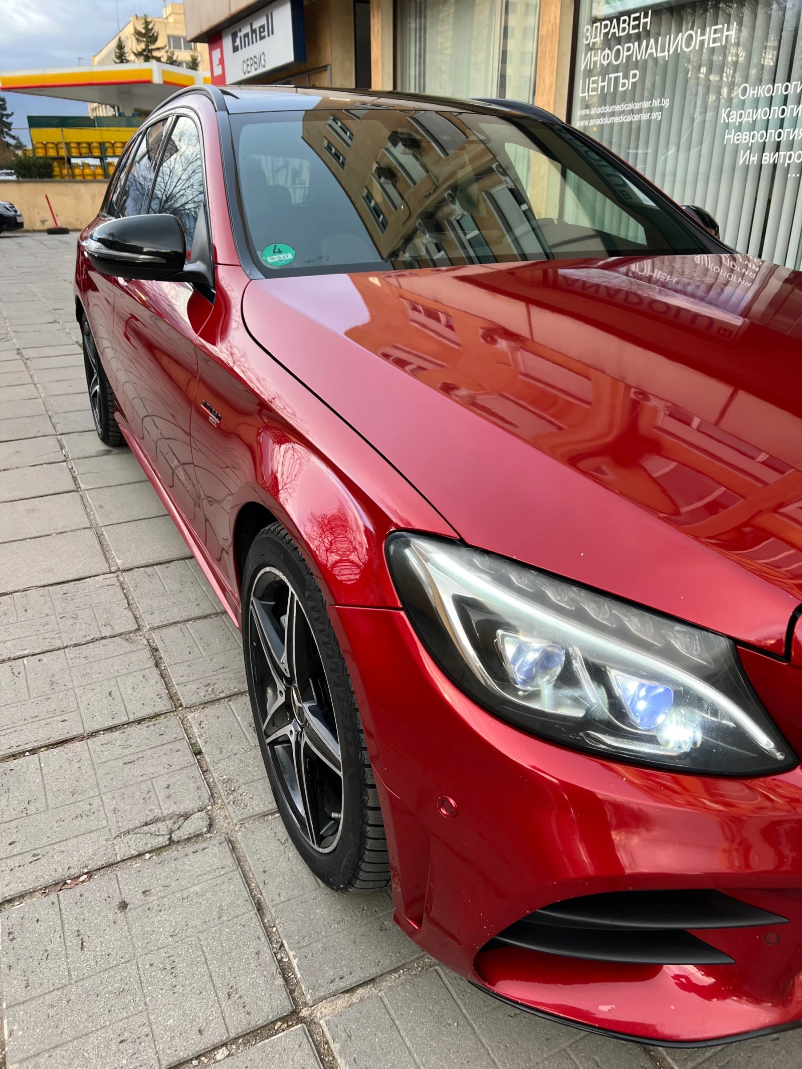 Mercedes-Benz C 43 AMG Designo Distronic+ Panorama+ Burmester+ 360 | Mobile.bg � ����������� 3