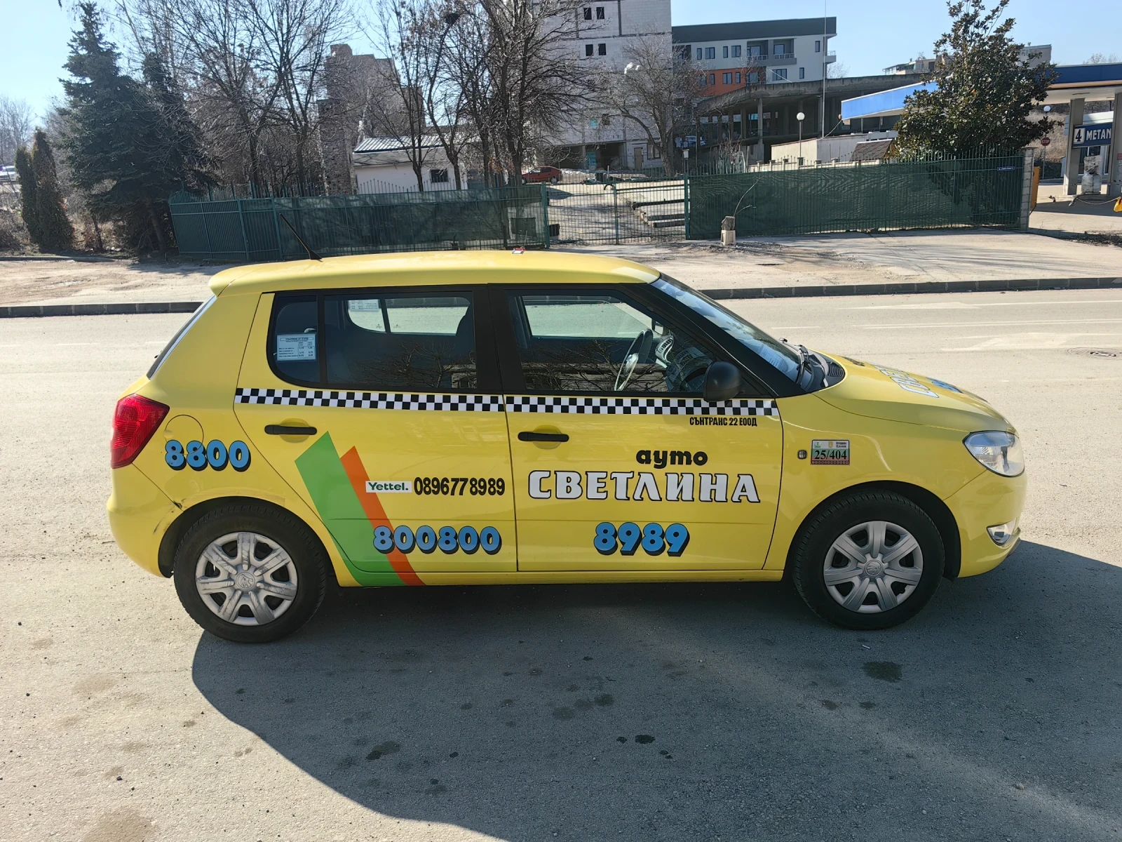 Skoda Fabia 1.2 бензин - газ, Климатик, Работещо такси  - изображение 3