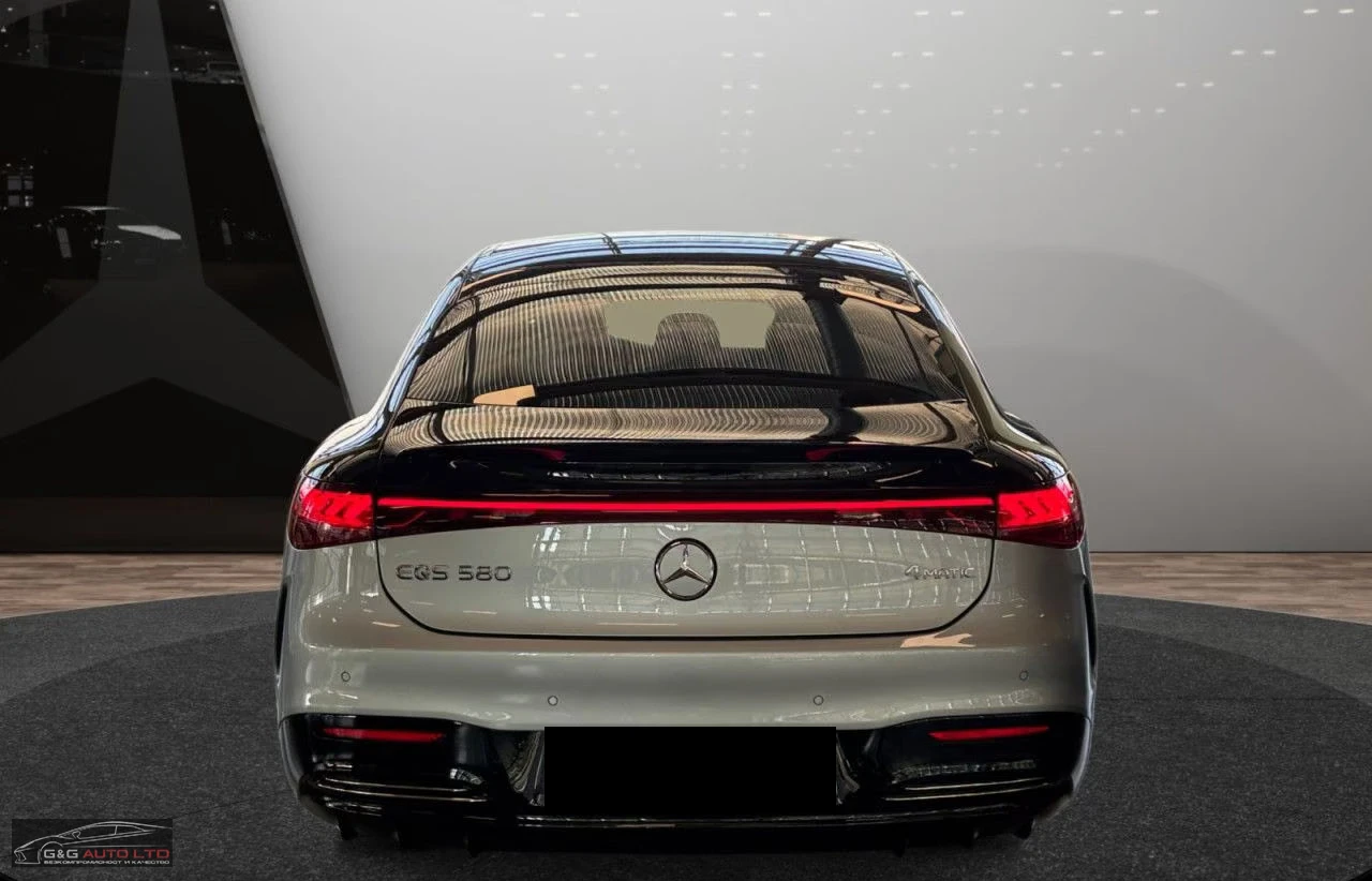 Mercedes-Benz EQS 580/4M/523HP/DUAL TONE/HYPERCHREEN/AMG/PANO/733z, снимка 6 - Автомобили и джипове - 55587267