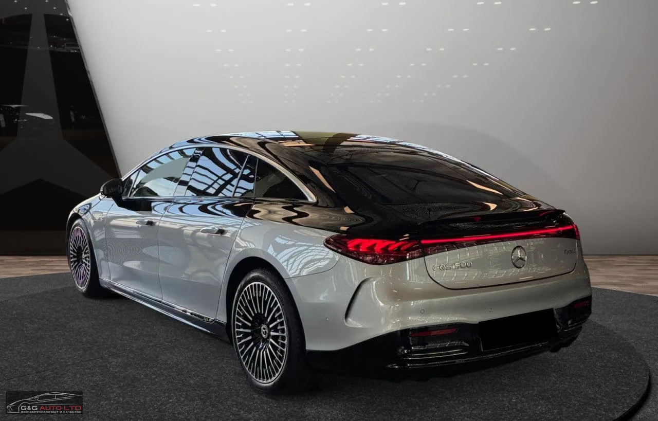 Mercedes-Benz EQS 580/4M/523HP/DUAL TONE/HYPERCHREEN/AMG/PANO/733z, снимка 3 - Автомобили и джипове - 55587267