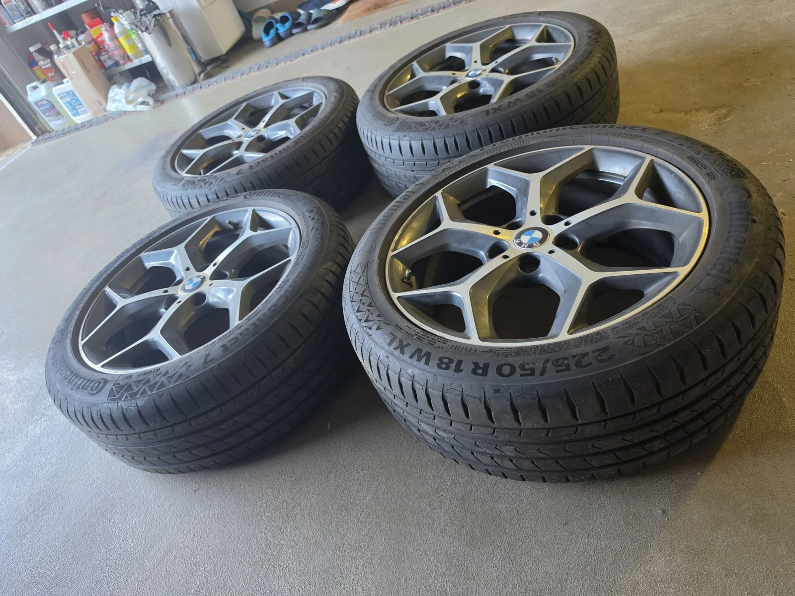 Гуми с джанти Continental 225/50R18, снимка 6 - Гуми и джанти - 55977116