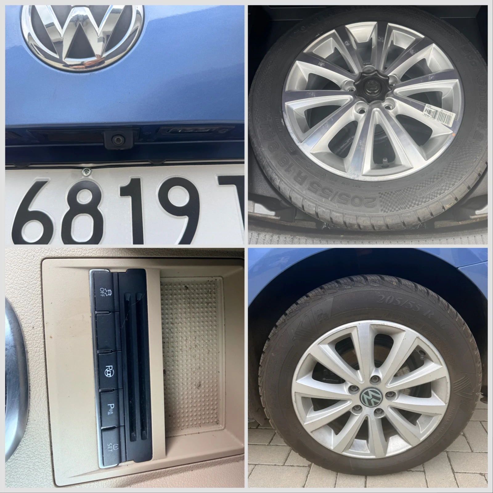 VW Touran DSG Панорама Камера Подгрев Печка 2 ключа , снимка 13 - Автомобили и джипове - 54361243