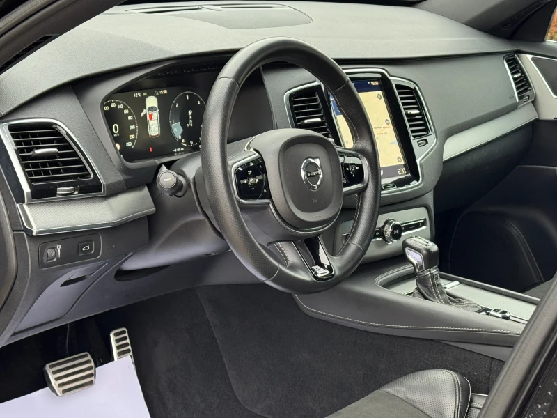 Volvo Xc90 ///R-DESIGN-РЕКАРО-КАМЕРА-7МЕСТНА-УНИКАЛНА-163Х.КМ, снимка 10 - Автомобили и джипове - 52643956