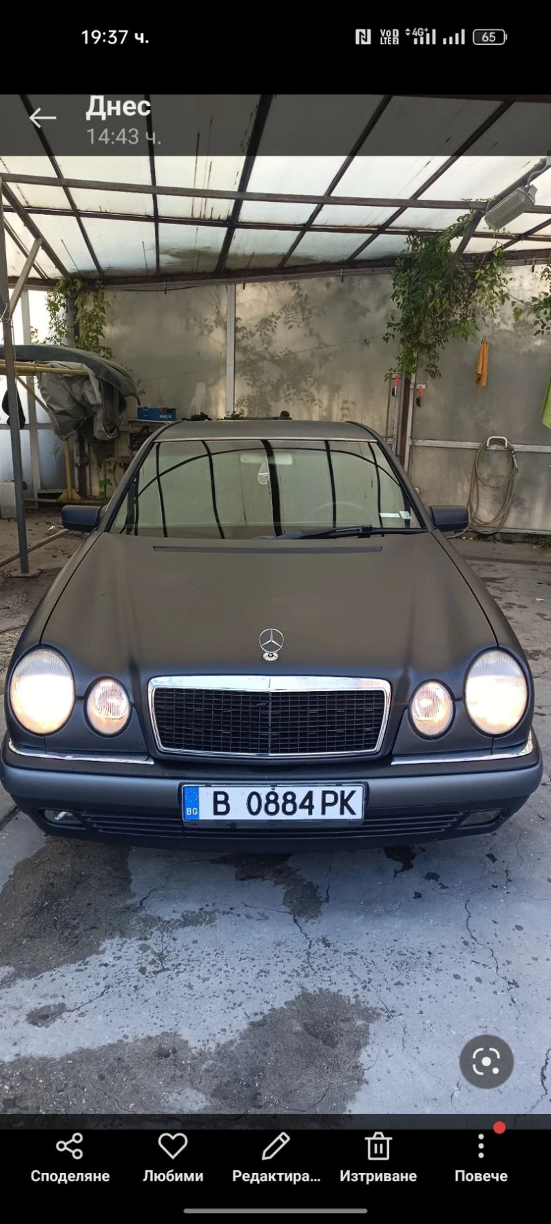 Mercedes-Benz E 200 Газ , снимка 1 - Автомобили и джипове - 47831240