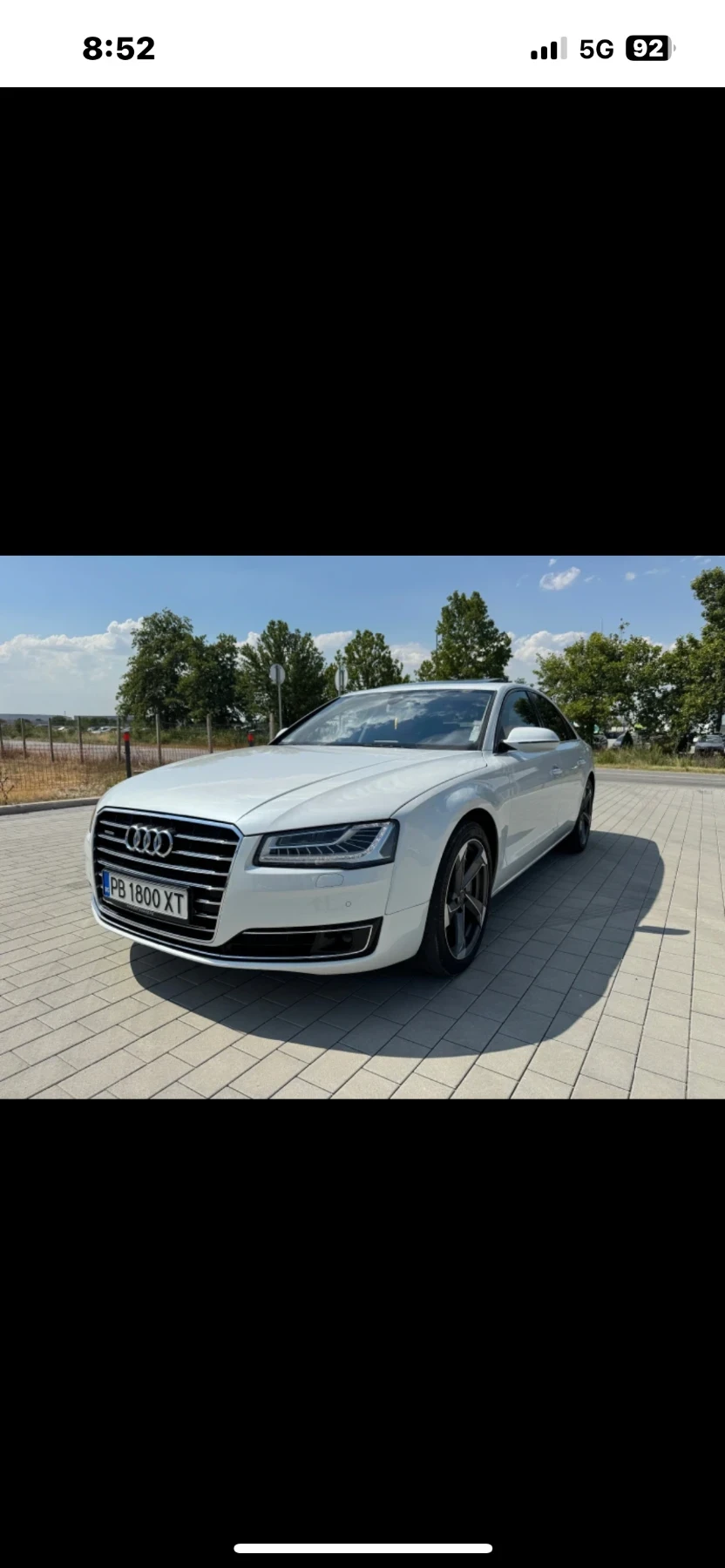 Audi A8 4000 benzin lizing 