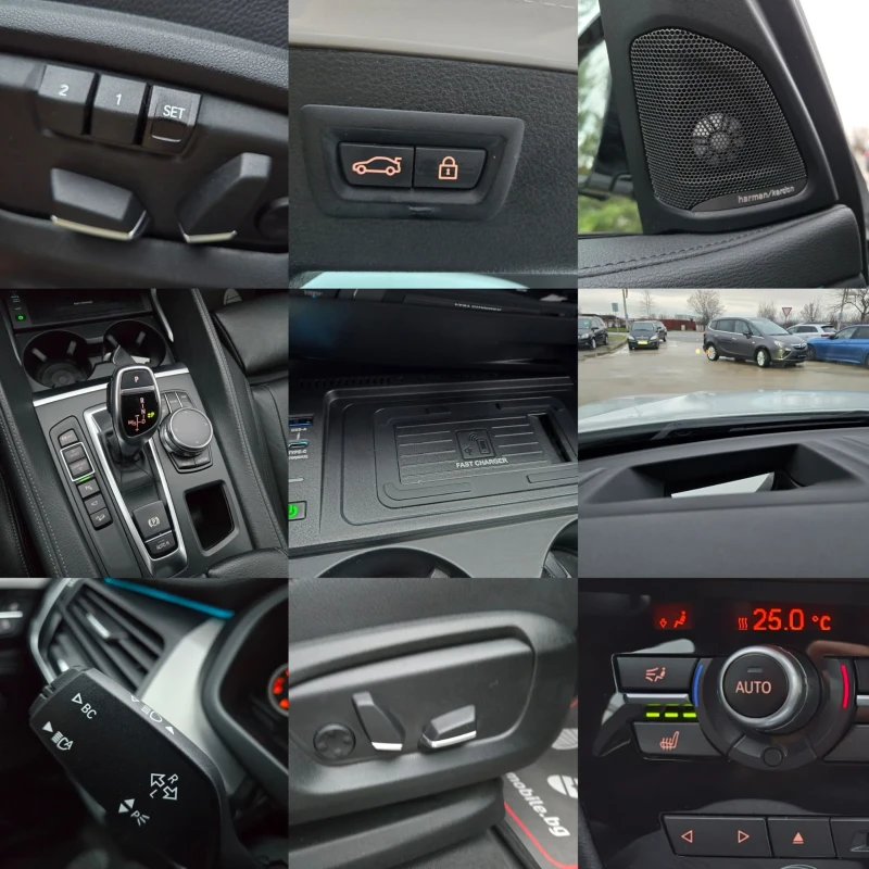 BMW X6 3.0D-313кс/128.000км/HUD/360/H&K/KEYLESS, снимка 15 - Автомобили и джипове - 53500284