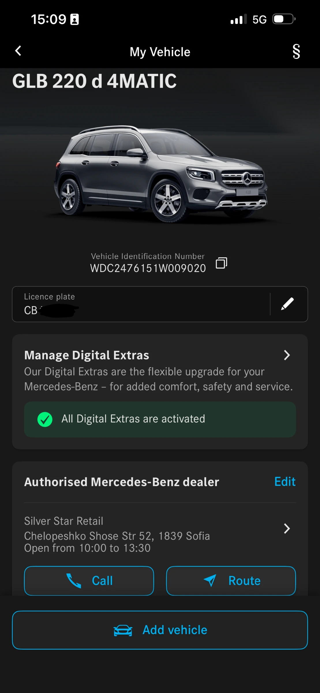 Mercedes-Benz GLB 220 Mercedes GLB 220d 4MATIC / Burmester / 360  / LED , снимка 15 - Автомобили и джипове - 54979838