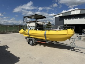 Лодка Собствено производство Whaly 500R + Honda BF50 LRTU + сонар + колесар, снимка 1 - Воден транспорт - 45483670