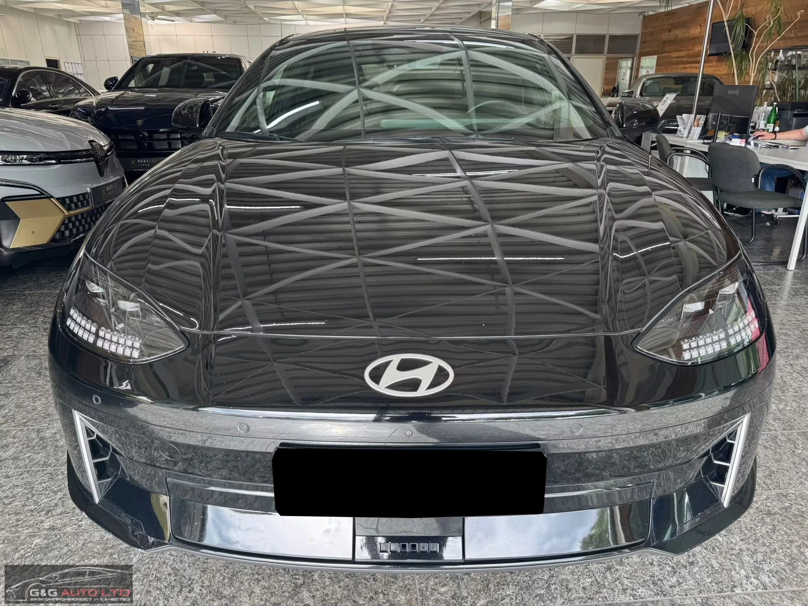 Hyundai Ioniq 6 TECHNIQ/228HP/HUD/360/H.PUMP/DIGI/NAVI/CPLAY/516q, снимка 2 - Автомобили и джипове - 55364279