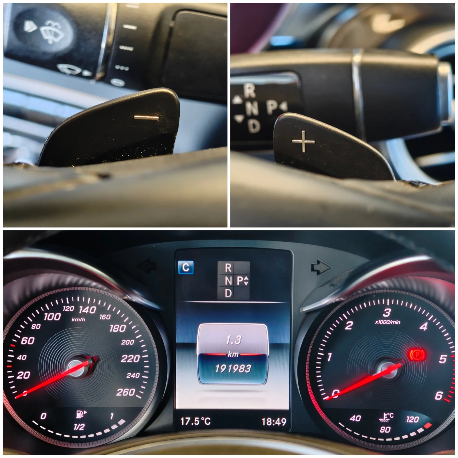 Mercedes-Benz C 220 d-170hp-191, 983 KM!, снимка 16 - Автомобили и джипове - 55939848