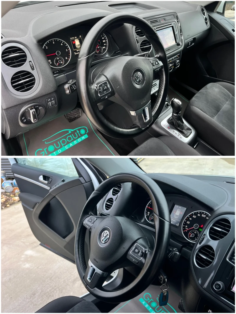 VW Tiguan 2, 0TDI-150k.с/2016г/4х4/АВТОМАТИК/НАВИГАЦИЯ/ТОП!!, снимка 9 - Автомобили и джипове - 53296778