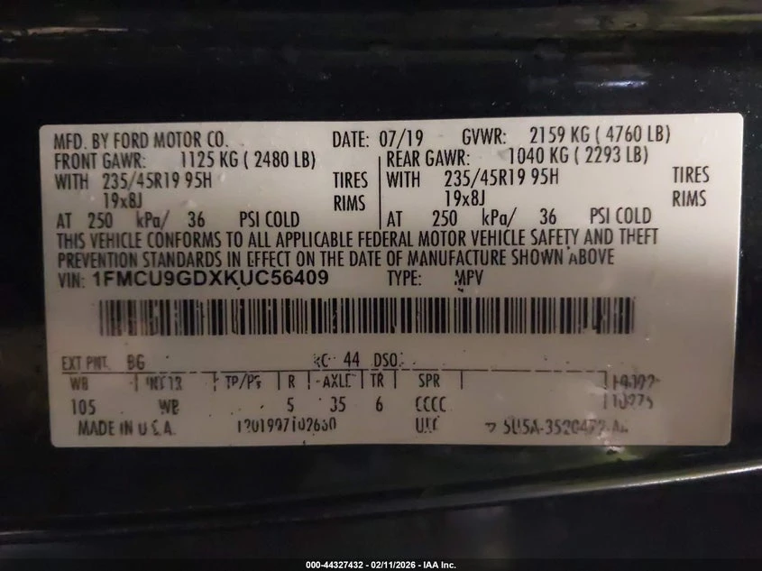 Ford Escape 1.5l Se, снимка 9 - Автомобили и джипове - 54309264