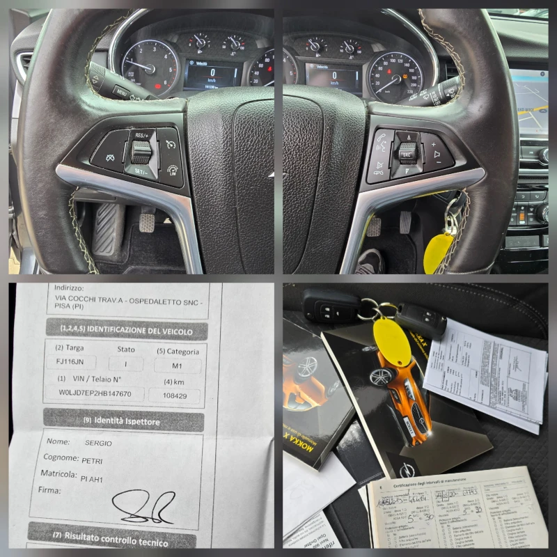 Opel Mokka X 1.6 CDI, 110к.с., Euro 6, Кожа, Камера, Нави!, снимка 14 - Автомобили и джипове - 53030198