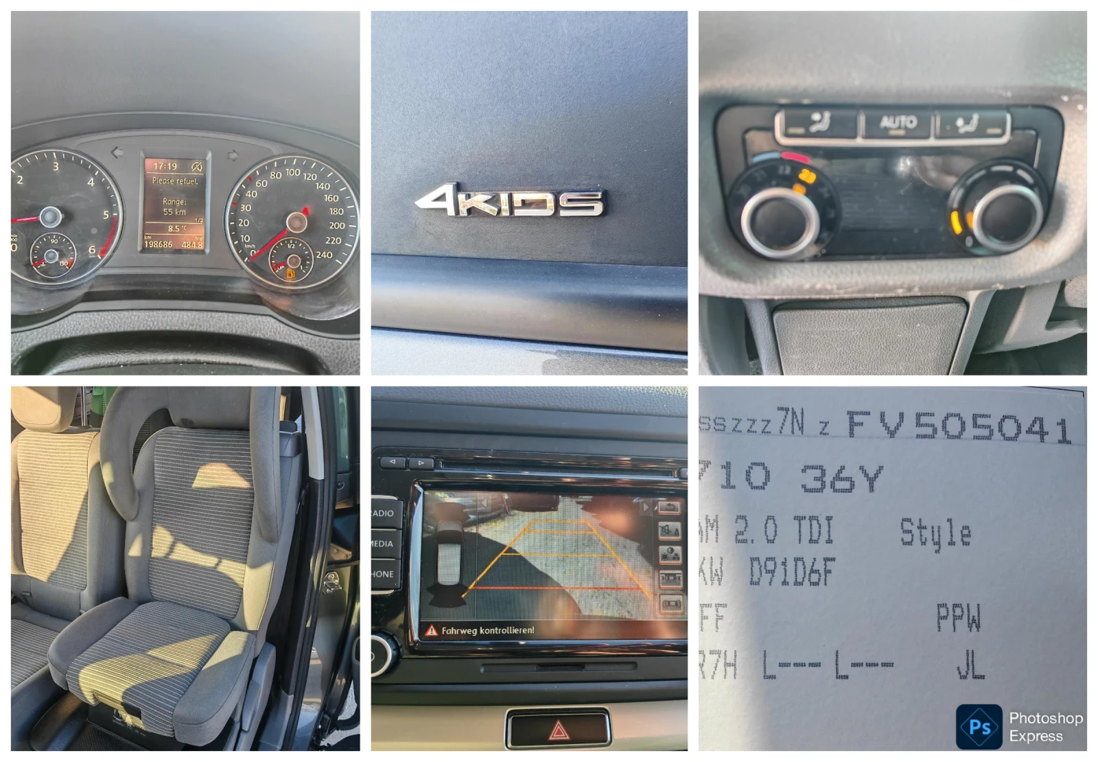 Seat Alhambra 2.0 TDI automatic 4 kids 7 места , снимка 17 - Автомобили и джипове - 53782517