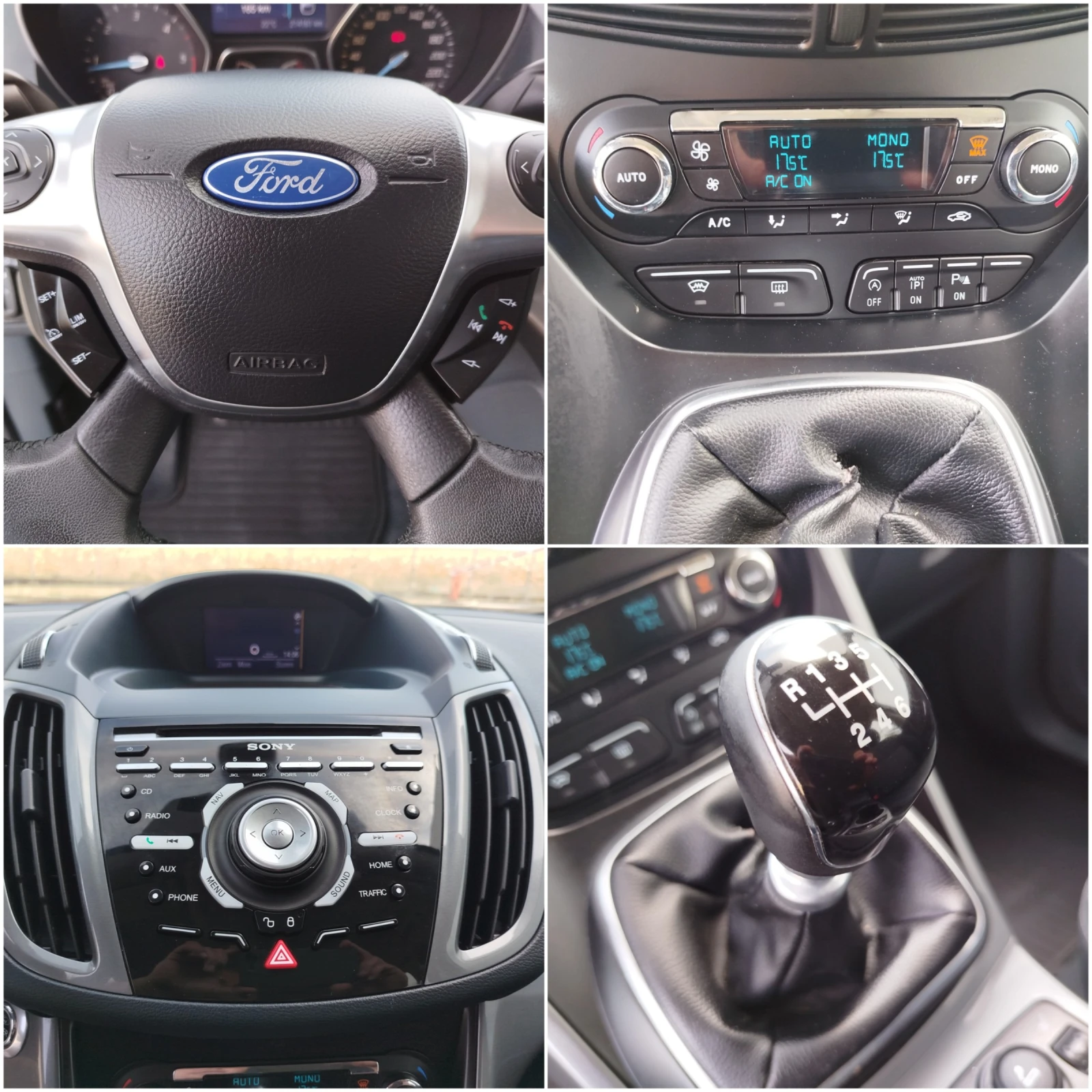 Ford C-max 1.6-116кс.Евро-5, снимка 16 - Автомобили и джипове - 55941533