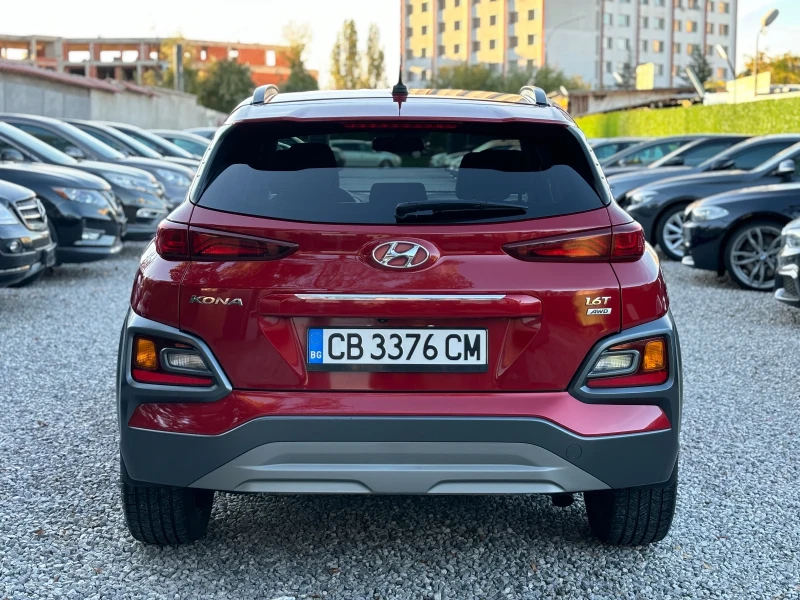 Hyundai Kona 1.6T/GDI/4X4/177hp/Автоматик/, снимка 6 - Автомобили и джипове - 47426731