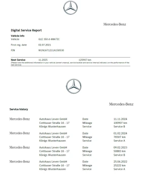 Mercedes-Benz GLE 350 d/AMG/Multibeam/Burmester/Пълна Сервизна История, снимка 15