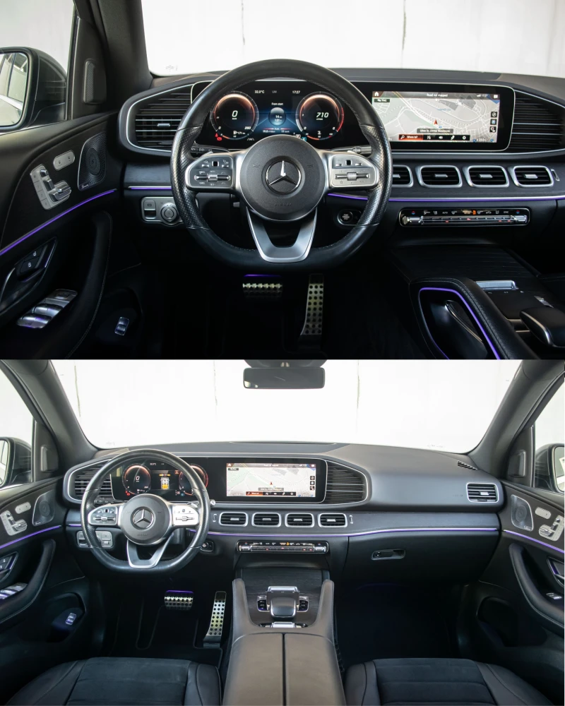 Mercedes-Benz GLE 350 d/AMG/Multibeam/Burmester/Пълна Сервизна История, снимка 5 - Автомобили и джипове - 51526610