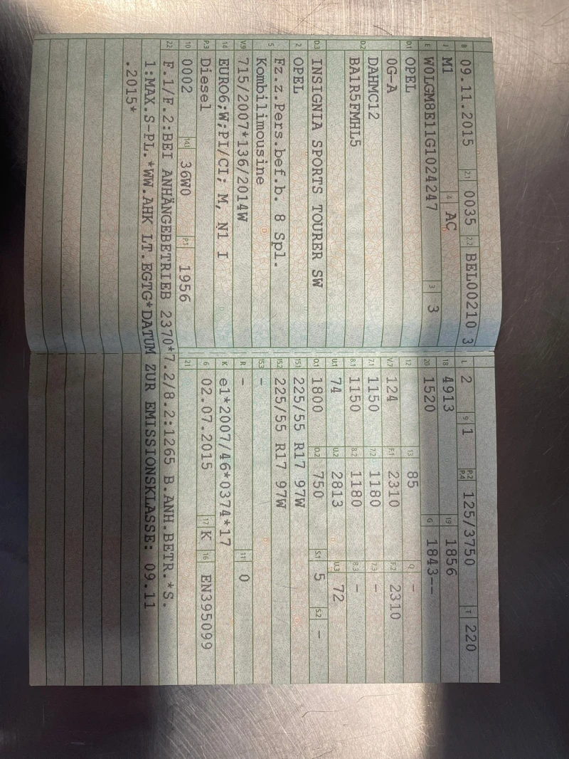 Opel Insignia 2.0 D Германия , снимка 9 - Автомобили и джипове - 53178628