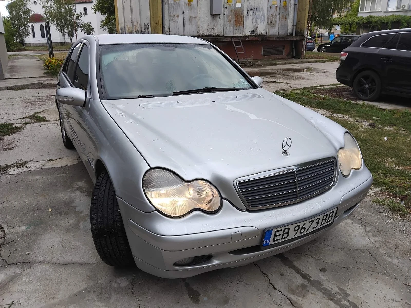 Mercedes-Benz C 200 Климатик-2 комплекта гуми+ джанти-всичко платено, снимка 1