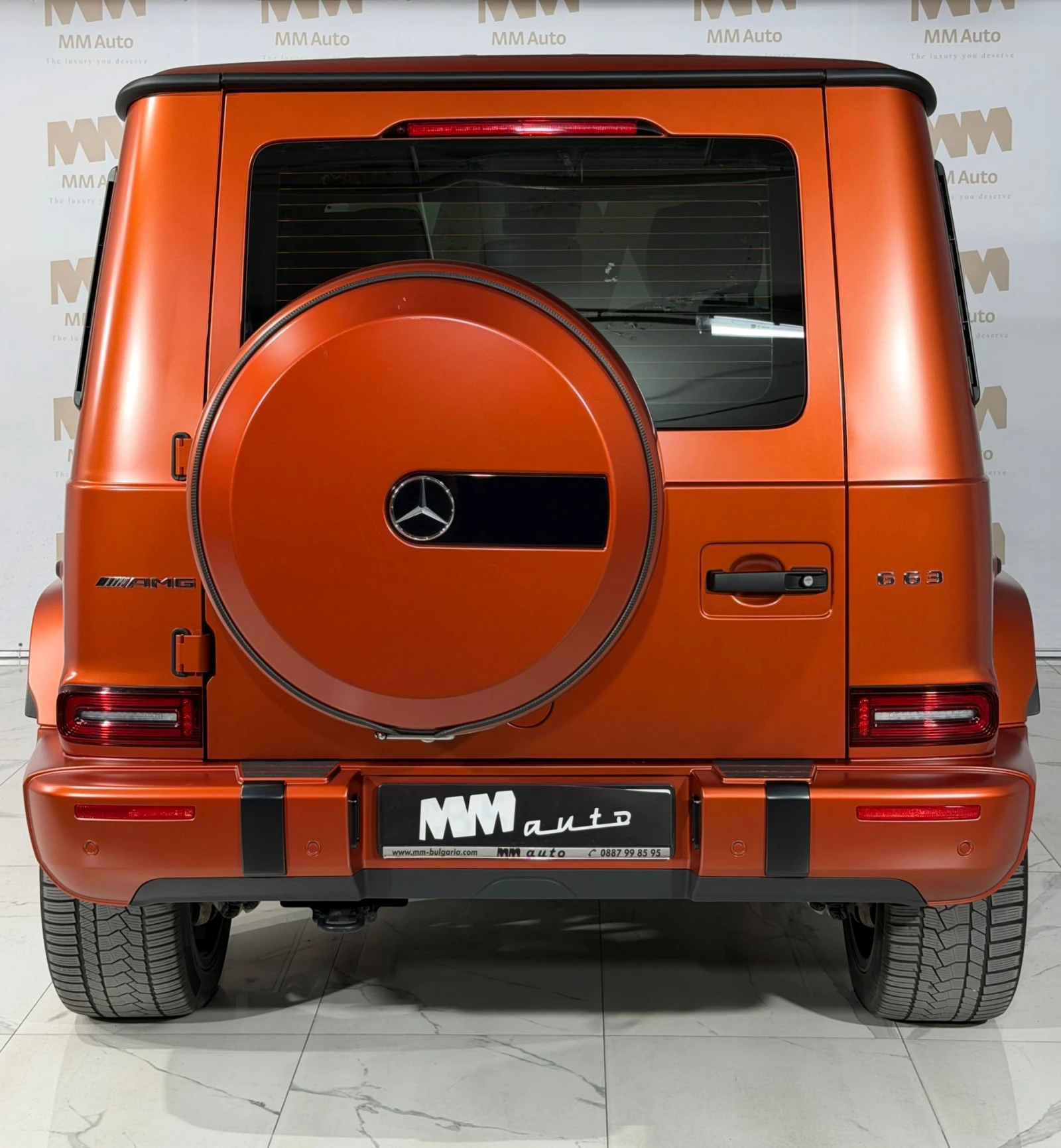 Mercedes-Benz G 63 AMG Akrapovic* Carbon* San Jose Orange Magno, снимка 5 - Автомобили и джипове - 54621716