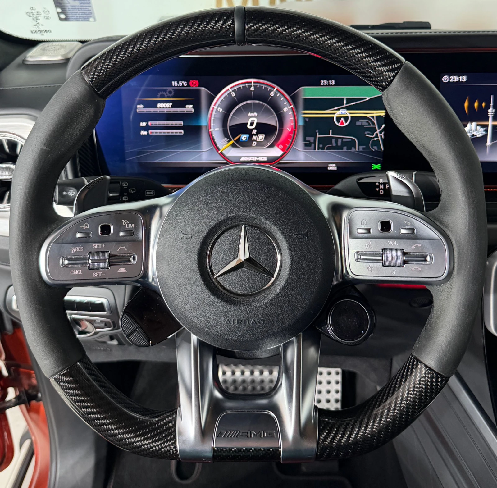 Mercedes-Benz G 63 AMG Akrapovic* Carbon* San Jose Orange Magno, снимка 13 - Автомобили и джипове - 54621716