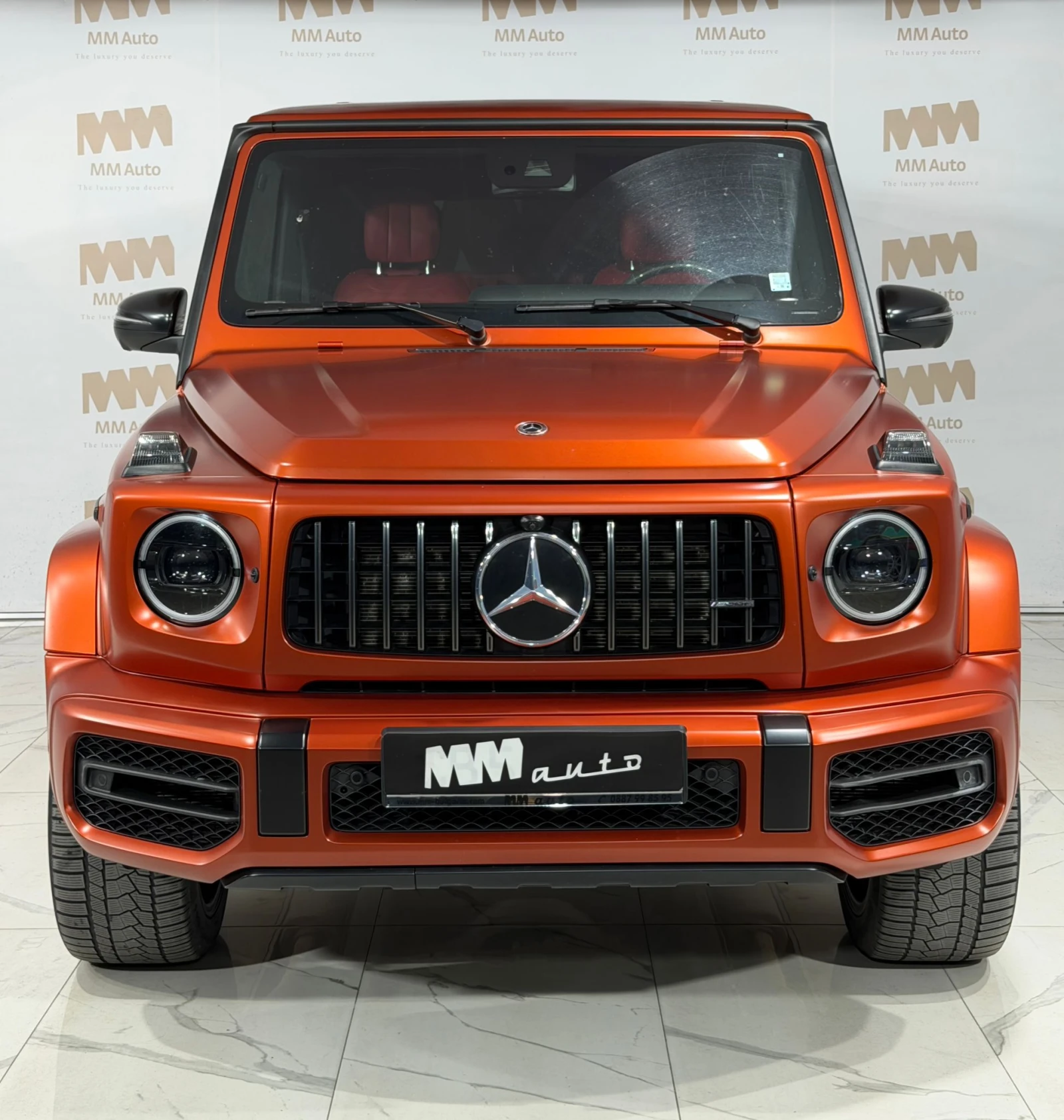 Mercedes-Benz G 63 AMG Akrapovic* Carbon* San Jose Orange Magno, снимка 4 - Автомобили и джипове - 54621716