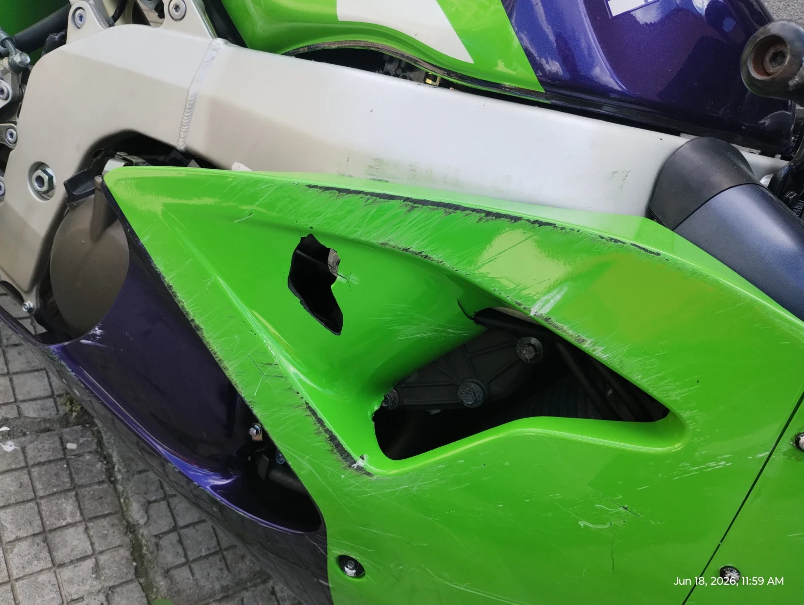 Kawasaki Zxr ninja ZX6R  A2 , снимка 4 - Мотоциклети и мототехника - 54957252