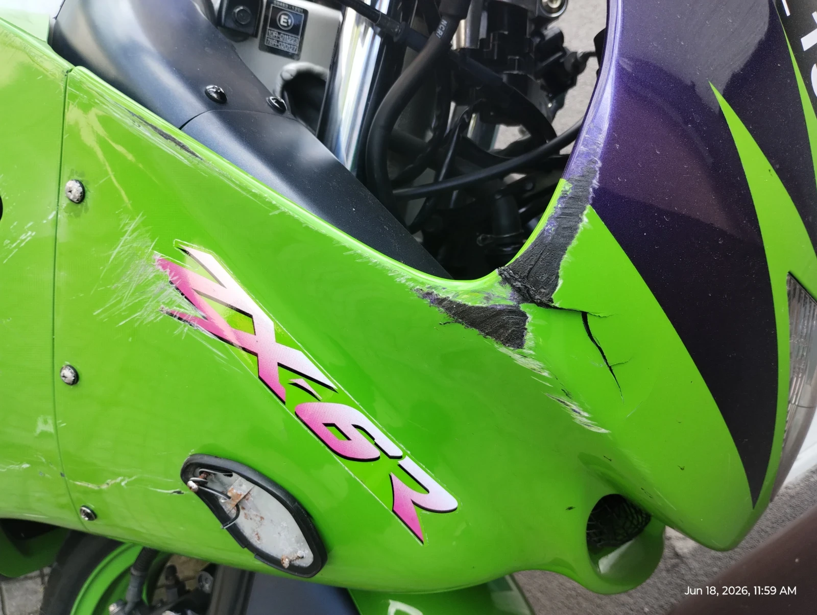 Kawasaki Zxr ninja ZX6R  A2 , снимка 3 - Мотоциклети и мототехника - 54957252
