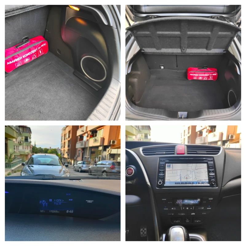 Honda Civic 1.6 i dtec , снимка 7 - Автомобили и джипове - 52519276