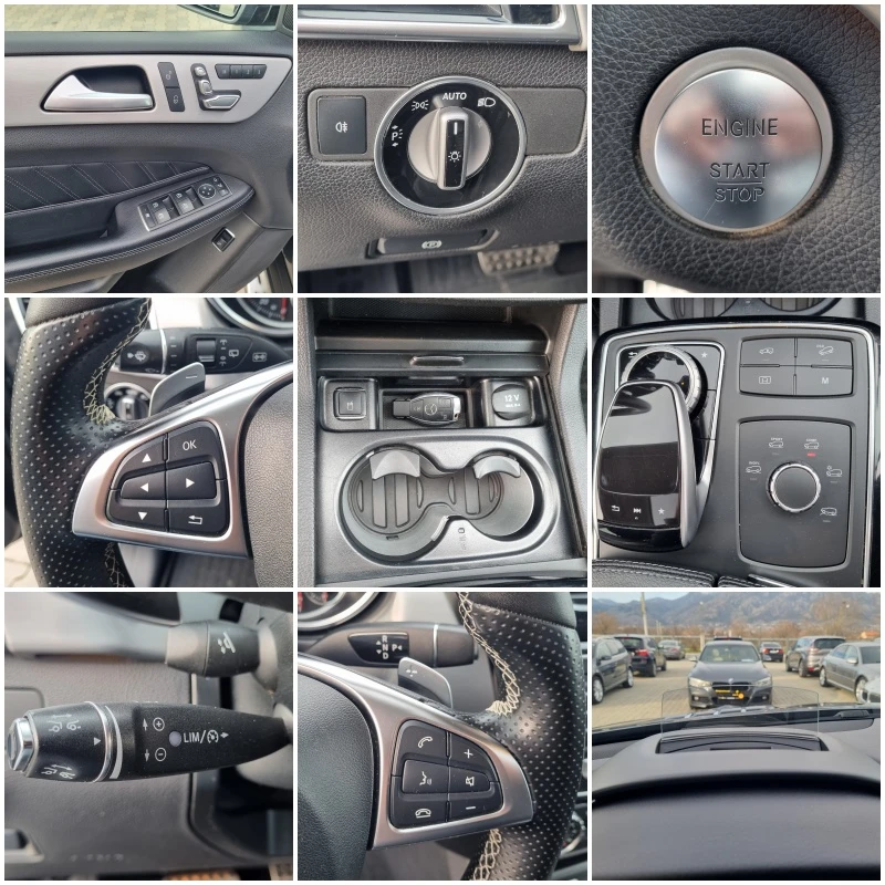 Mercedes-Benz GLE 350 = AMG, DISTRONIC, 360`HUD, ПАНОРАМА, LED, ВАКУУМ, снимка 15 - Автомобили и джипове - 53601652