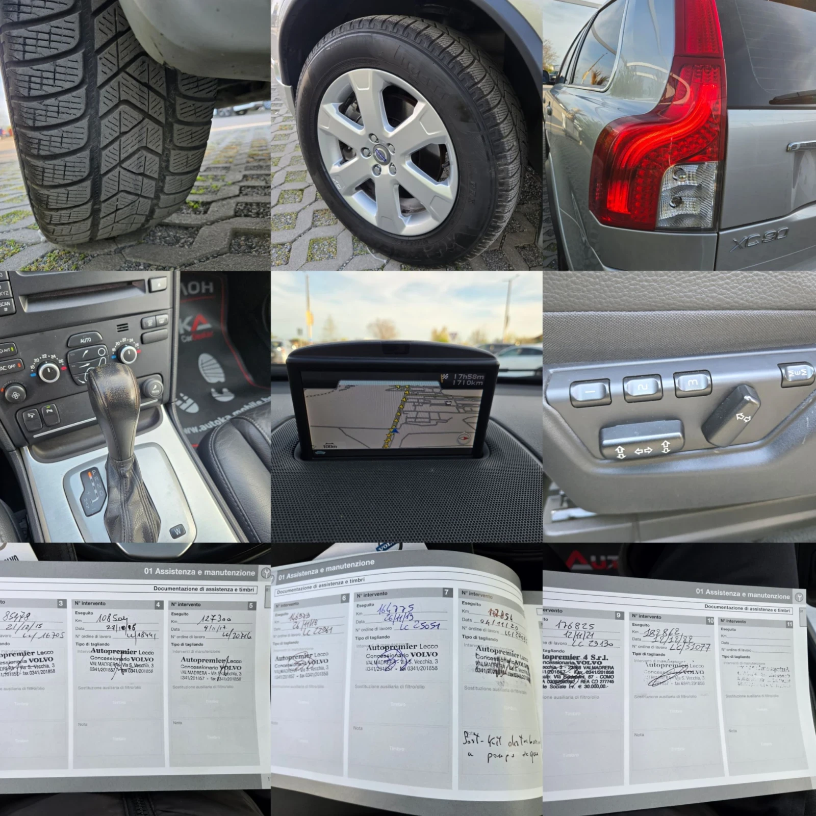 Volvo Xc90 2.4D-200кс= АВТОМАТ= 7МЕСТА= НАВИ= 4Х4= СЕРВ.ИСТОР, снимка 17 - Автомобили и джипове - 54230573