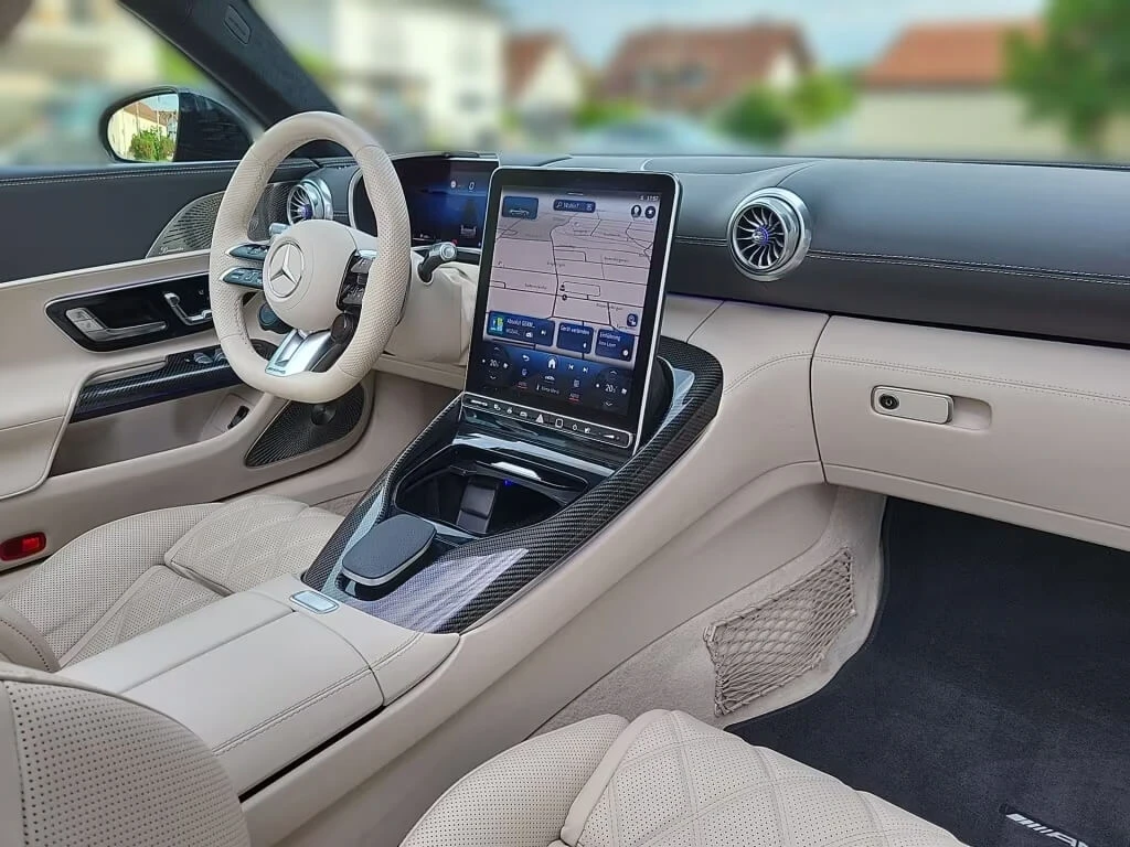 Mercedes-Benz SL 63 AMG 4M+ /Keramika/Burmester 3D/Karbon, снимка 6 - Автомобили и джипове - 55343991