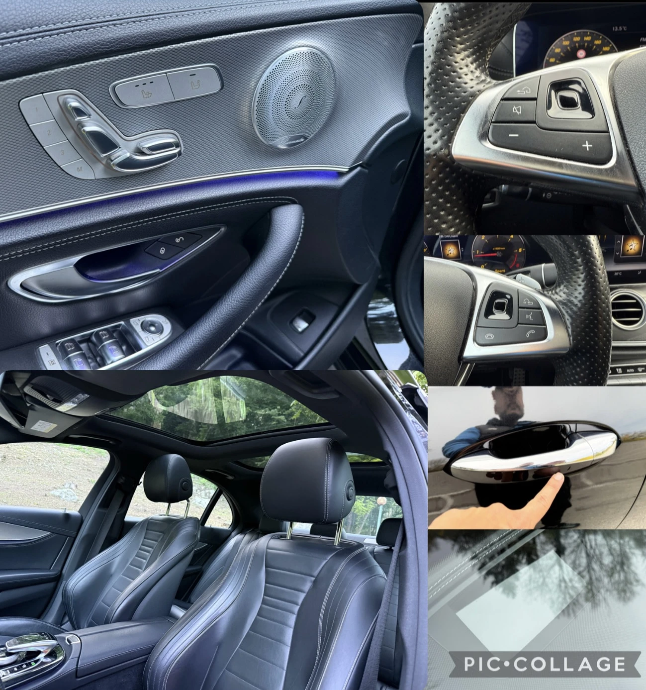Mercedes-Benz E 350 4MATIC* PANO* CAM360* DIST* AMG-LINE* 9G* , снимка 14 - Автомобили и джипове - 54717379