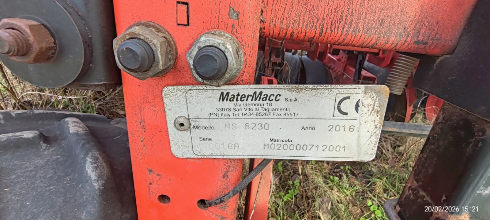 Сеялка Matermacc MATERMACC MS-8230, снимка 4 - Селскостопанска техника - 54702155