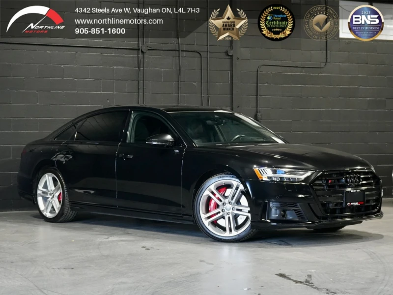 Audi S8 * PANO/HUD/360 CAM/B&O/21 IN RIM/EXTENDED WARRANTY