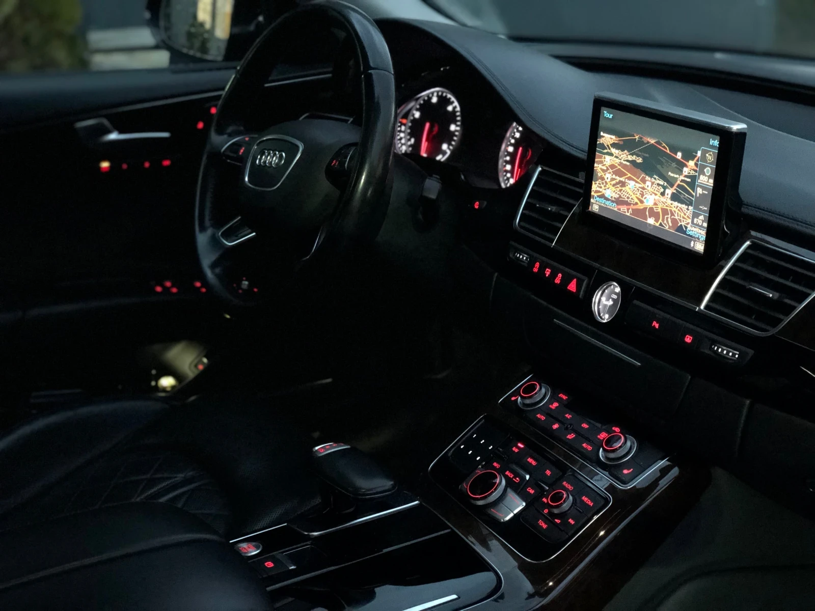 Audi A8 1-����������-MATRIX-262k.s-Distronik-������!!! | Mobile.bg � ����������� 14