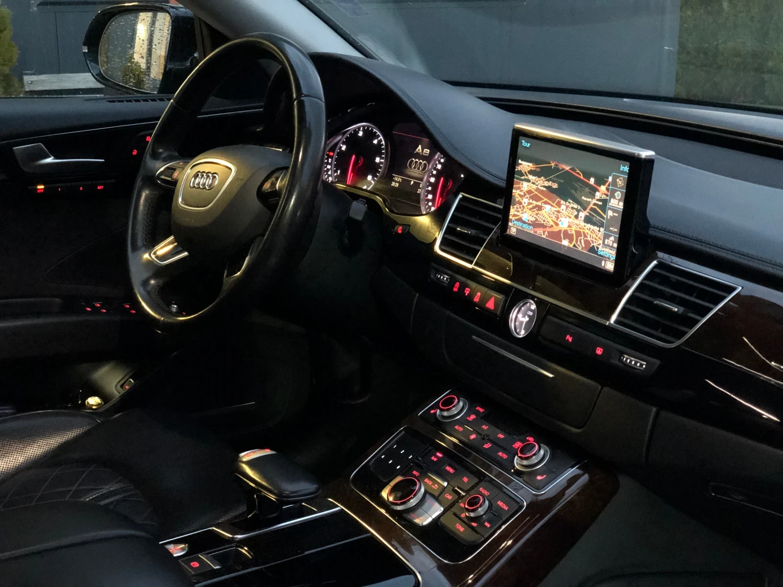 Audi A8 1-����������-MATRIX-262k.s-Distronik-������!!! | Mobile.bg � ����������� 12