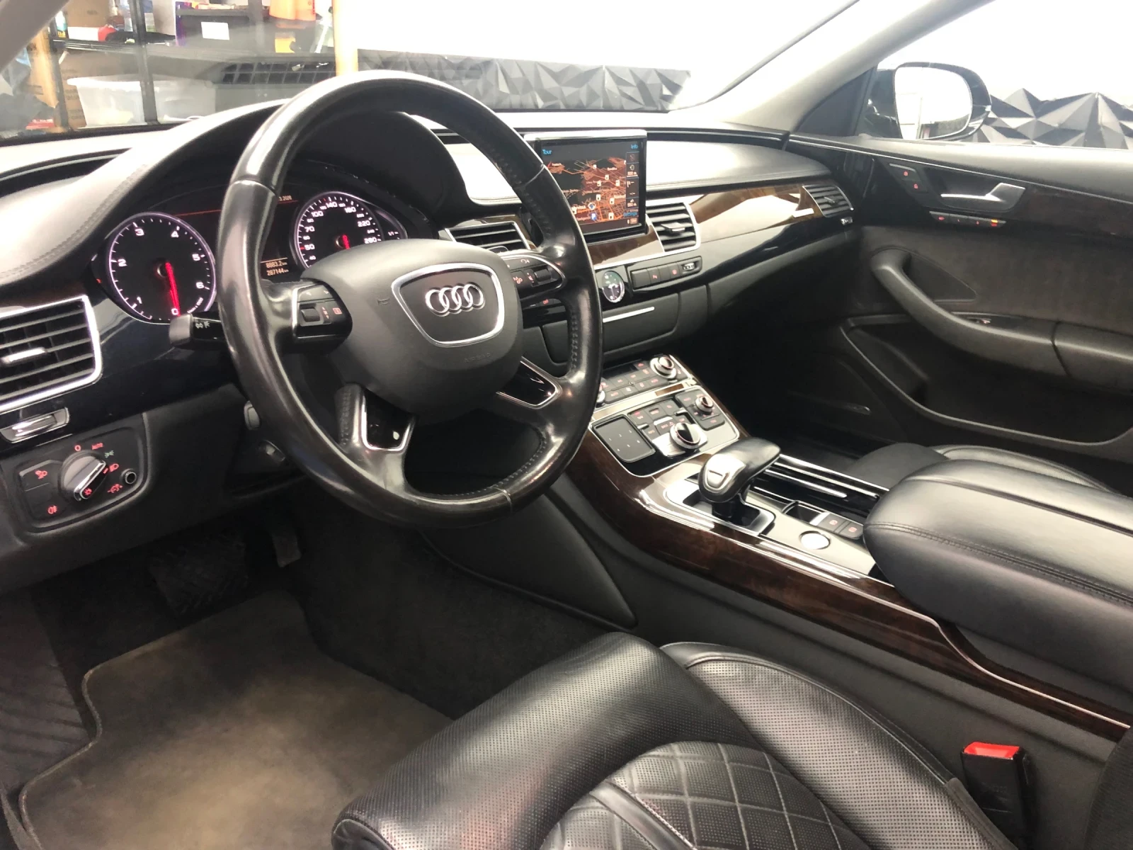 Audi A8 1-Собственик-MATRIX-262k.s-Distronik-Podgrevi!! - изображение 8