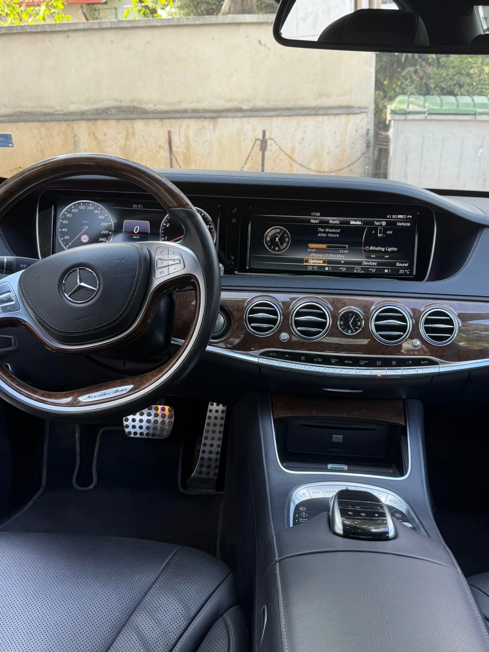 Mercedes-Benz S 500 Всички екстри 3xTV 3D BURMESTER sound, снимка 15 - Автомобили и джипове - 55929943