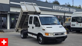 Iveco Daily 35C15 2.8D 6SP CH-ТРИСТРАНЕН-ДВОЙНИ РЕСОРИ-ЛИЗИНГ, снимка 1