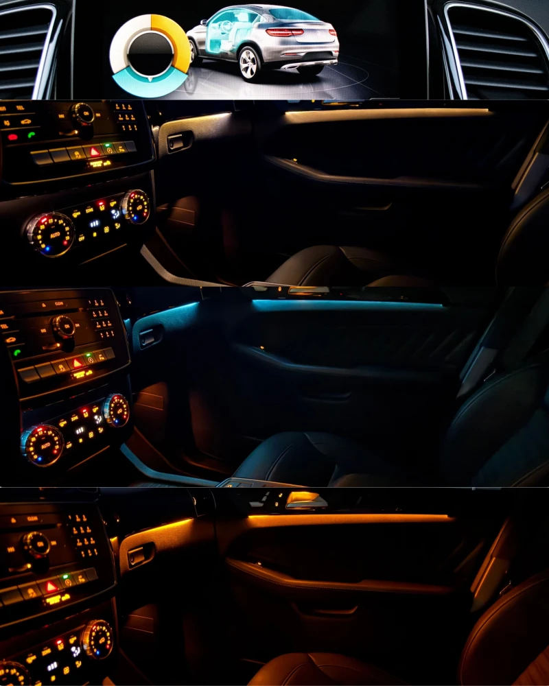 Mercedes-Benz GLE 350 d/Coupe/AMG/360/ПълнаСервизна/NightPackage, снимка 13 - Автомобили и джипове - 52214943